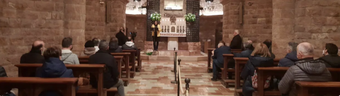 Margaret Karram beim Friedensgebet in Assisi März 2022